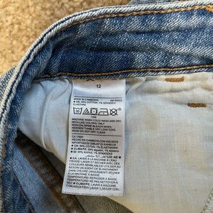 Old Navy high waisted button fly denim shorts